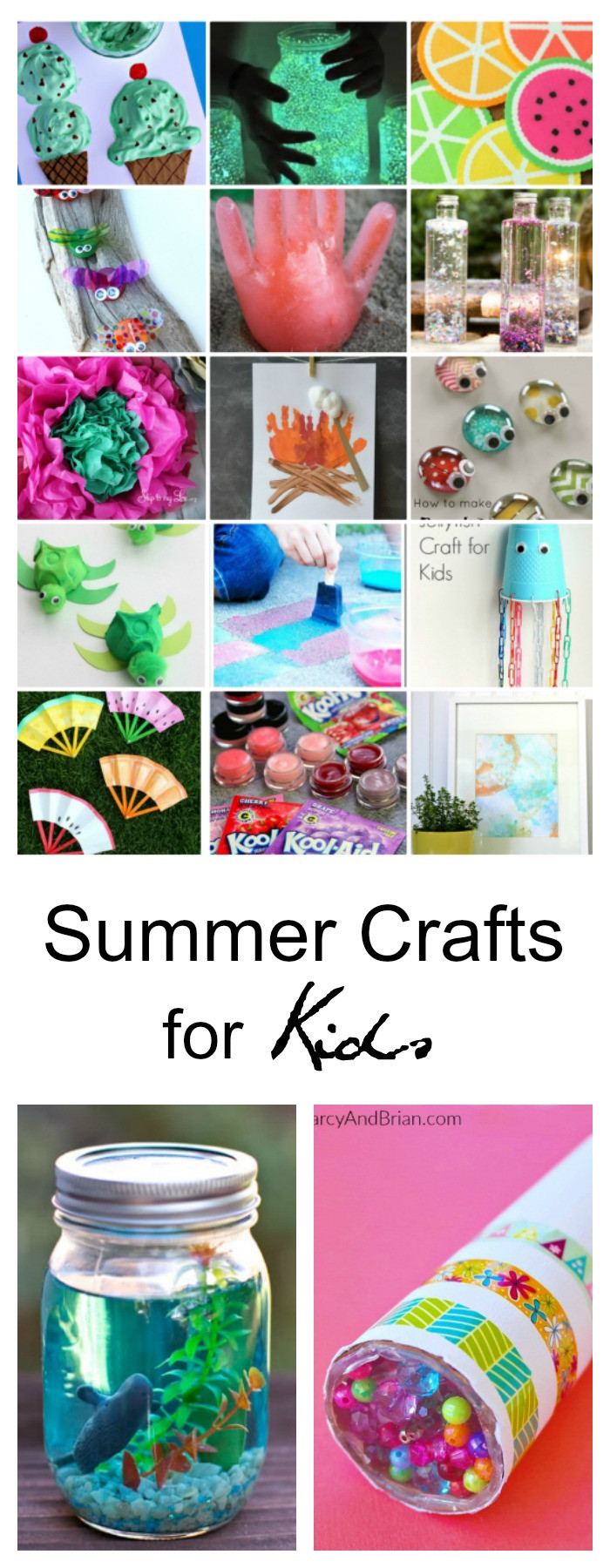 Cool Crafts For Kids
 40 Creative Summer Crafts for Kids That Are Really Fun