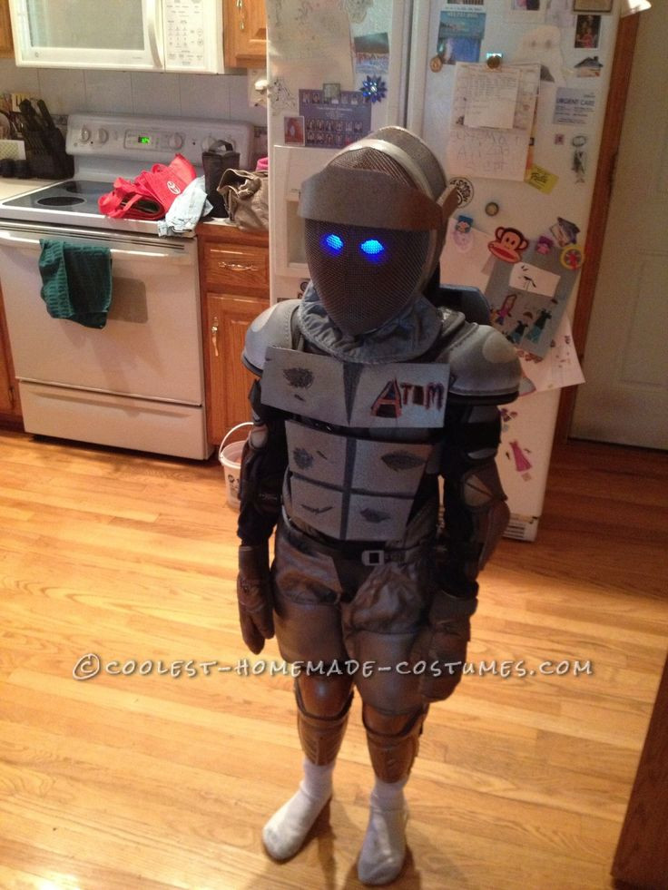 Cool DIY Costumes
 Cool Homemade Boy s Costume Atom from Real Steel