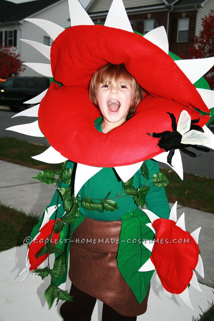 Cool DIY Costumes
 Cool Homemade Venus Fly Trap Costume for a Boy