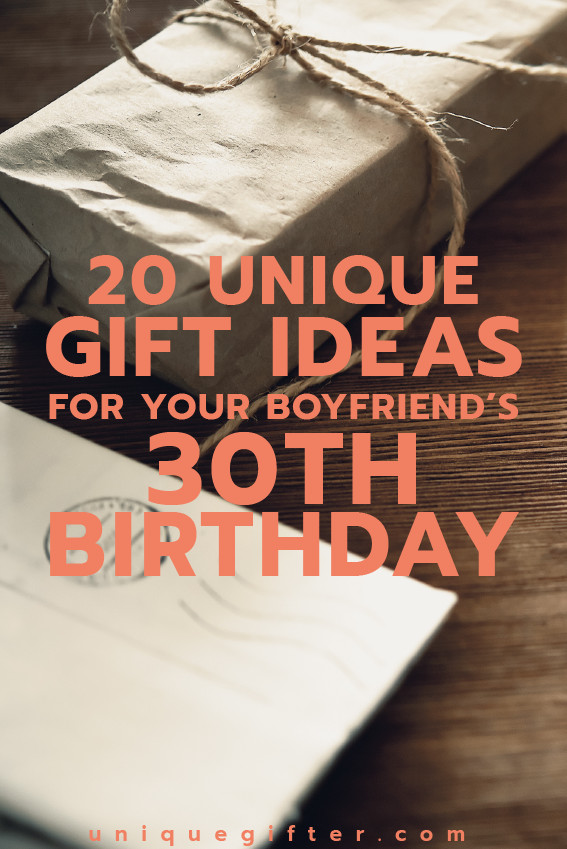 Cool Gift Ideas For Boyfriend
 20 Gift Ideas for Your Boyfriend s 30th Birthday Unique