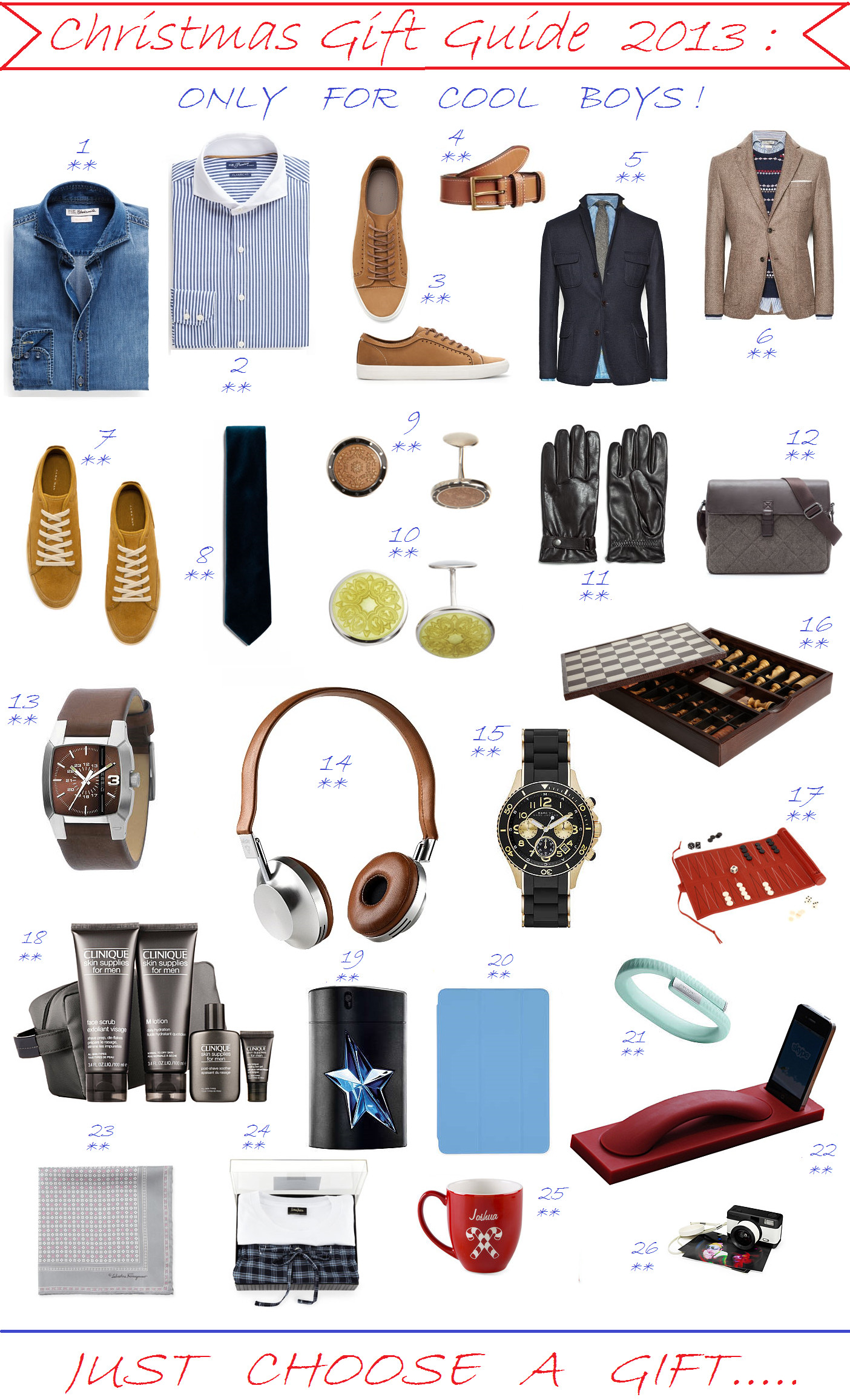 Cool Gift Ideas For Boys
 CHRISTMAS GIFT GUIDE 2013 ONLY FOR COOL BOYS