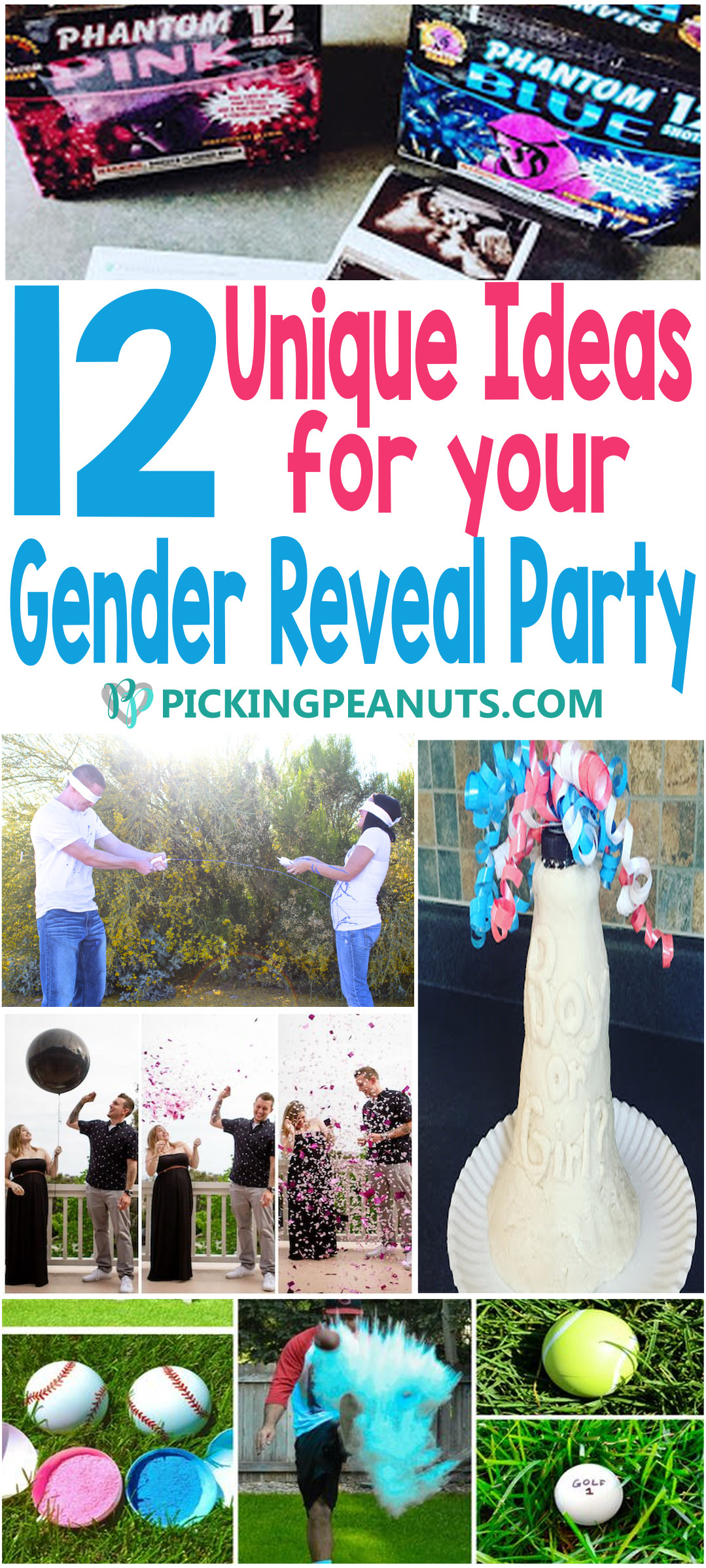 Cool Ideas For Gender Reveal Party
 12 Unique Gender Reveal Party Ideas PickingPeanuts
