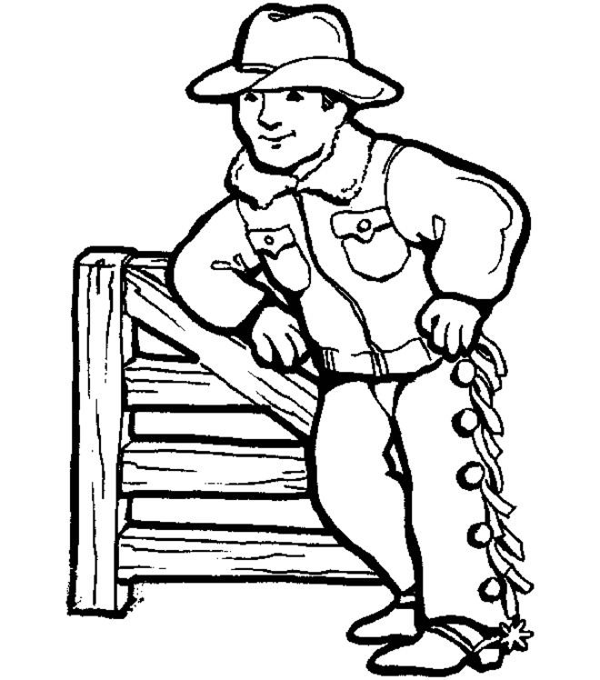 Cool Images Coloring Pages For Boys
 Cowboy Cool Coloring Pages