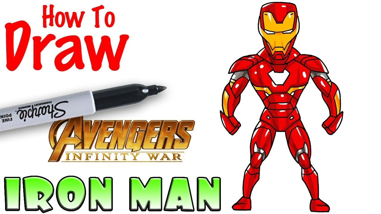Cool Kids Art
 How to Draw Iron Man