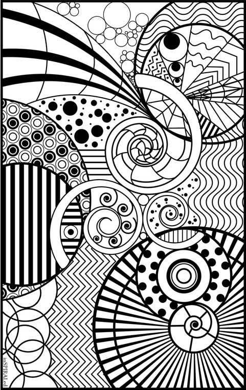 Cool Printable Coloring Pages For Adults
 inSPIRALed Coloring Page