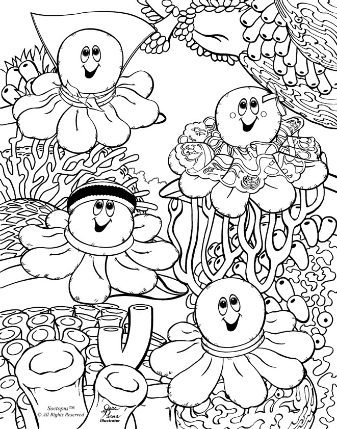 Coral Reef Coloring Pages
 Great Barrier Reef Coloring Pages Coloring Home