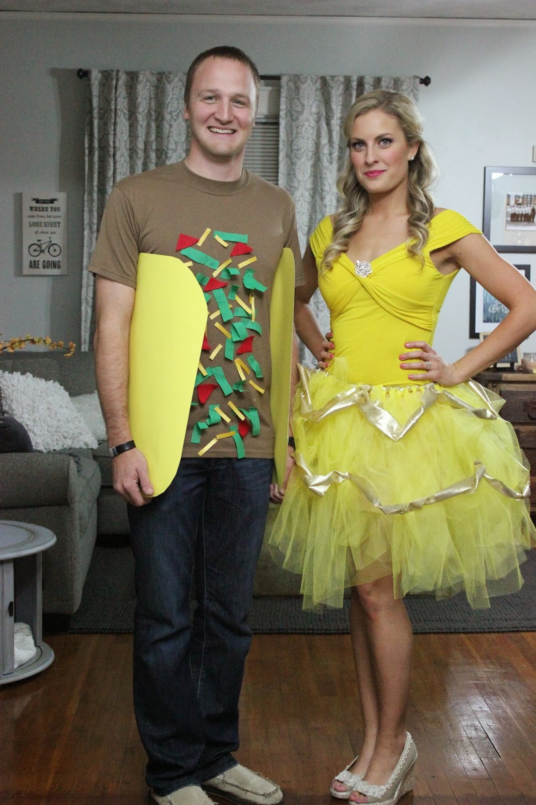 Couple Costumes DIY
 Katie in Kansas DIY Couples Halloween Costume Ideas