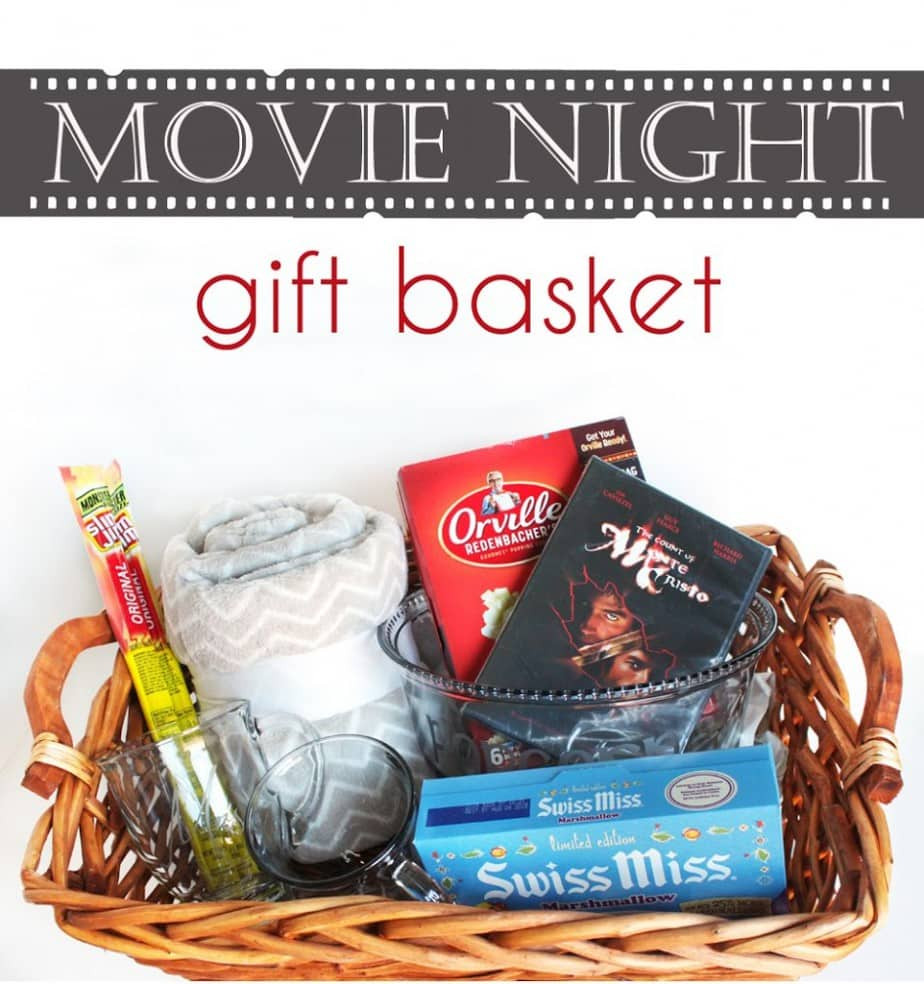 Couple Gift Basket Ideas
 Hot Chocolate and Popcorn Movie Night Gift Basket Cutesy