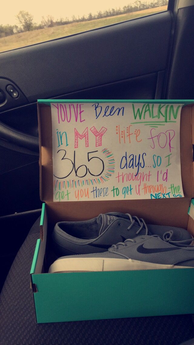 Couple Gift Ideas For Him
 e year t for a boyfriend Nike Janoski Cute Sign