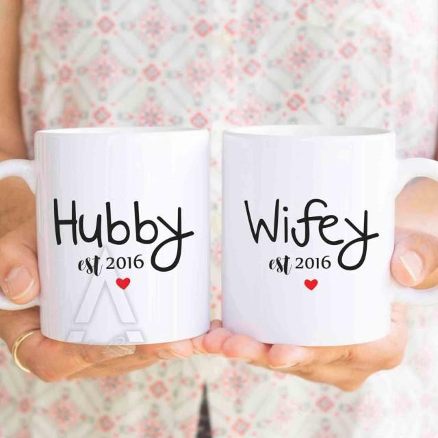 Couple Gift Ideas For Him
 Cotton Anniversary Gift For Him His And Hers Mugs Mr And