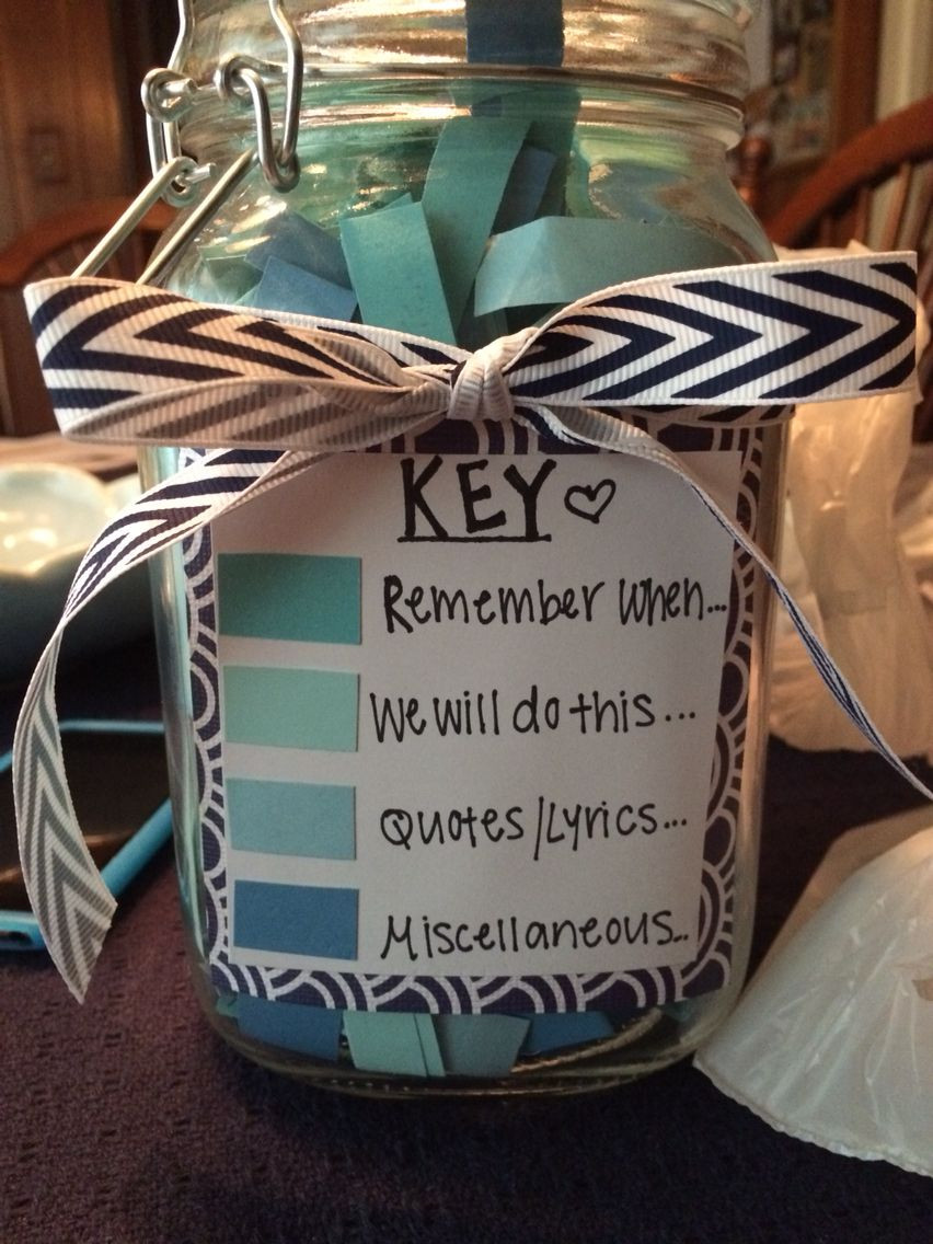 Couple Gift Ideas
 365 Note Jar … Good Present for Boyfriend