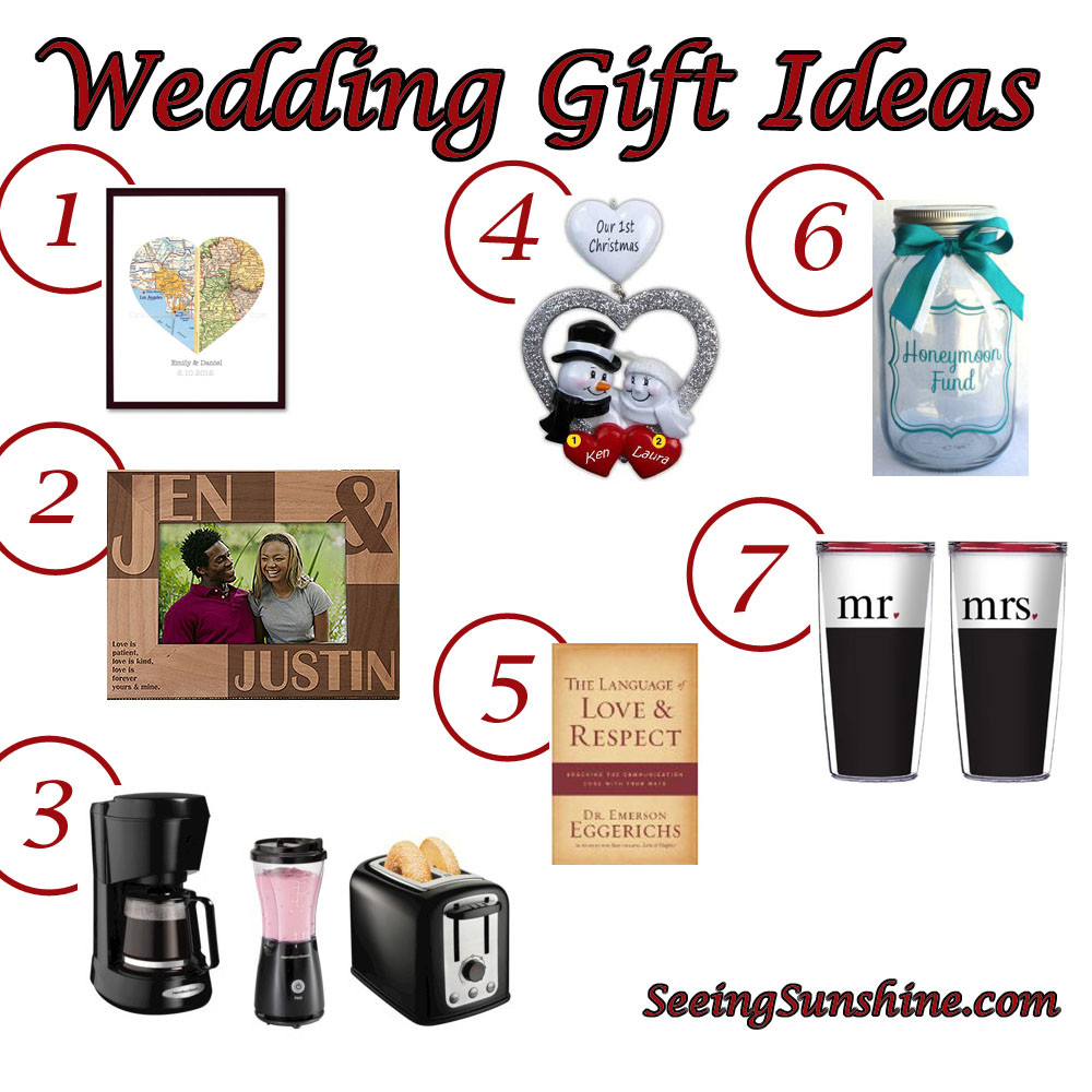 Couple Wedding Gift Ideas
 Wedding Gift Ideas Seeing Sunshine
