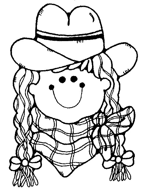 Cowboy And Cowgirl Coloring Pages
 Cowboy Boots and Hats Coloring Pages Bestofcoloring
