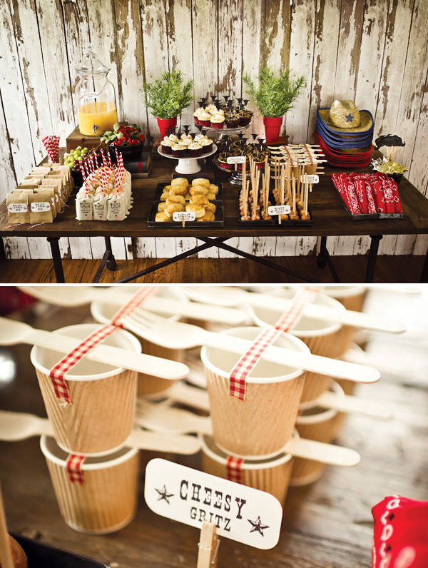 Cowboy Birthday Party Food Ideas
 Old Western Cowboy Party Hostess with the Mostess