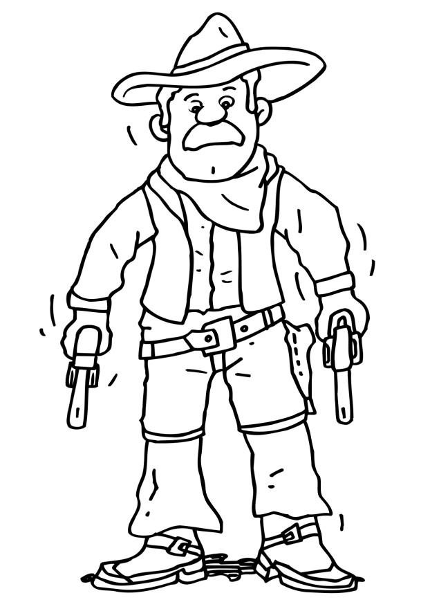 Cowboy Coloring Book
 Free Printable Cowboy Coloring Pages For Kids