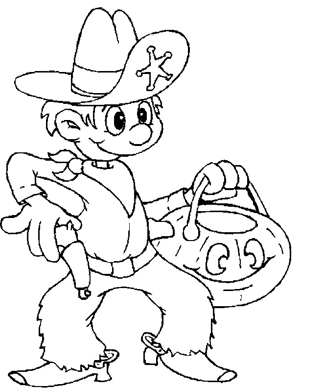 Cowboy Coloring Book
 Free Printable Cowboy Coloring Pages For Kids