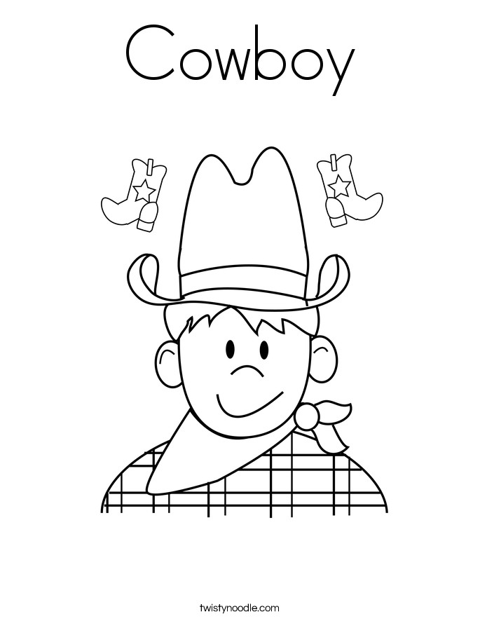 Cowboy Coloring Book
 Cowboy Western Coloring Page Coloring Home