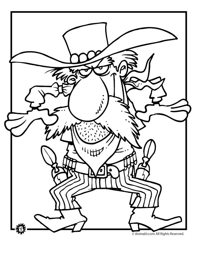 Cowboy Coloring Pages
 25 Best Ideas about Cowboy Crafts on Pinterest