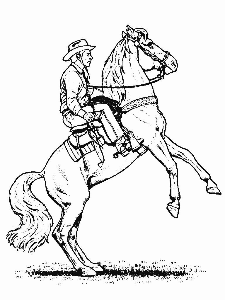 Cowboy Coloring Pages
 Cowboy coloring pages for kids Coloring Pages