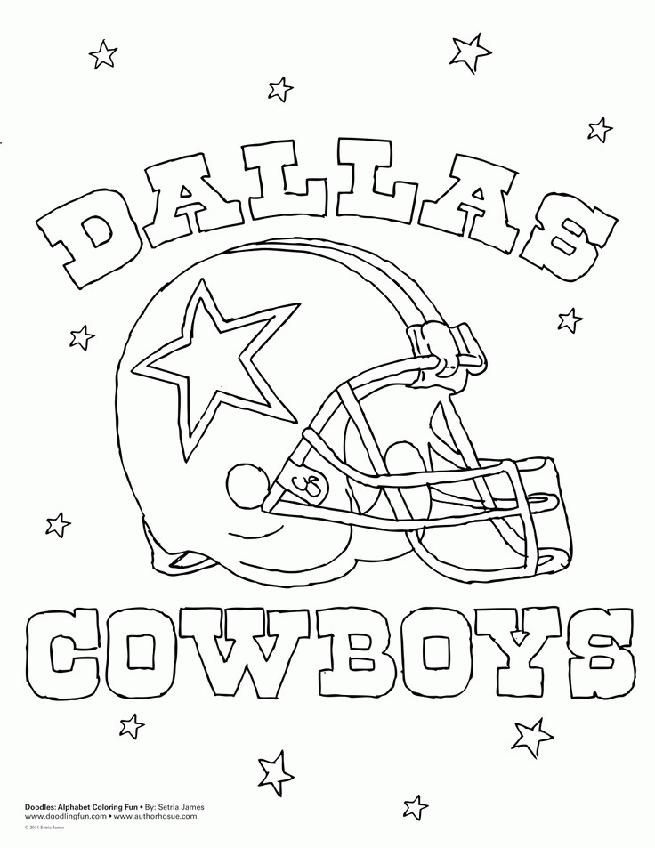 Cowboy Coloring Pages
 Dallas Cowboys Coloring Pages For Kids Coloring Home
