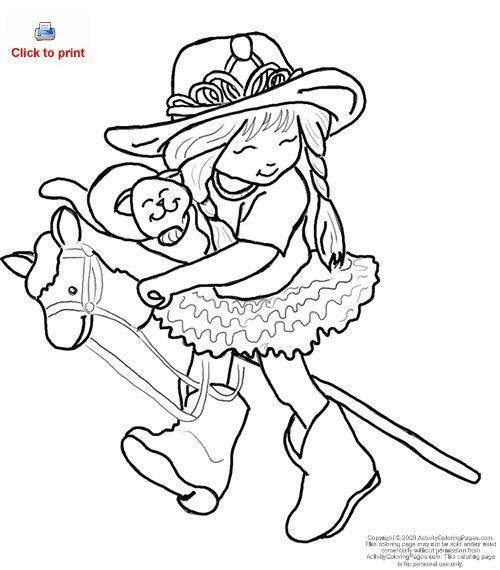 Cowgirl Coloring Pages
 cowgirl coloring pages