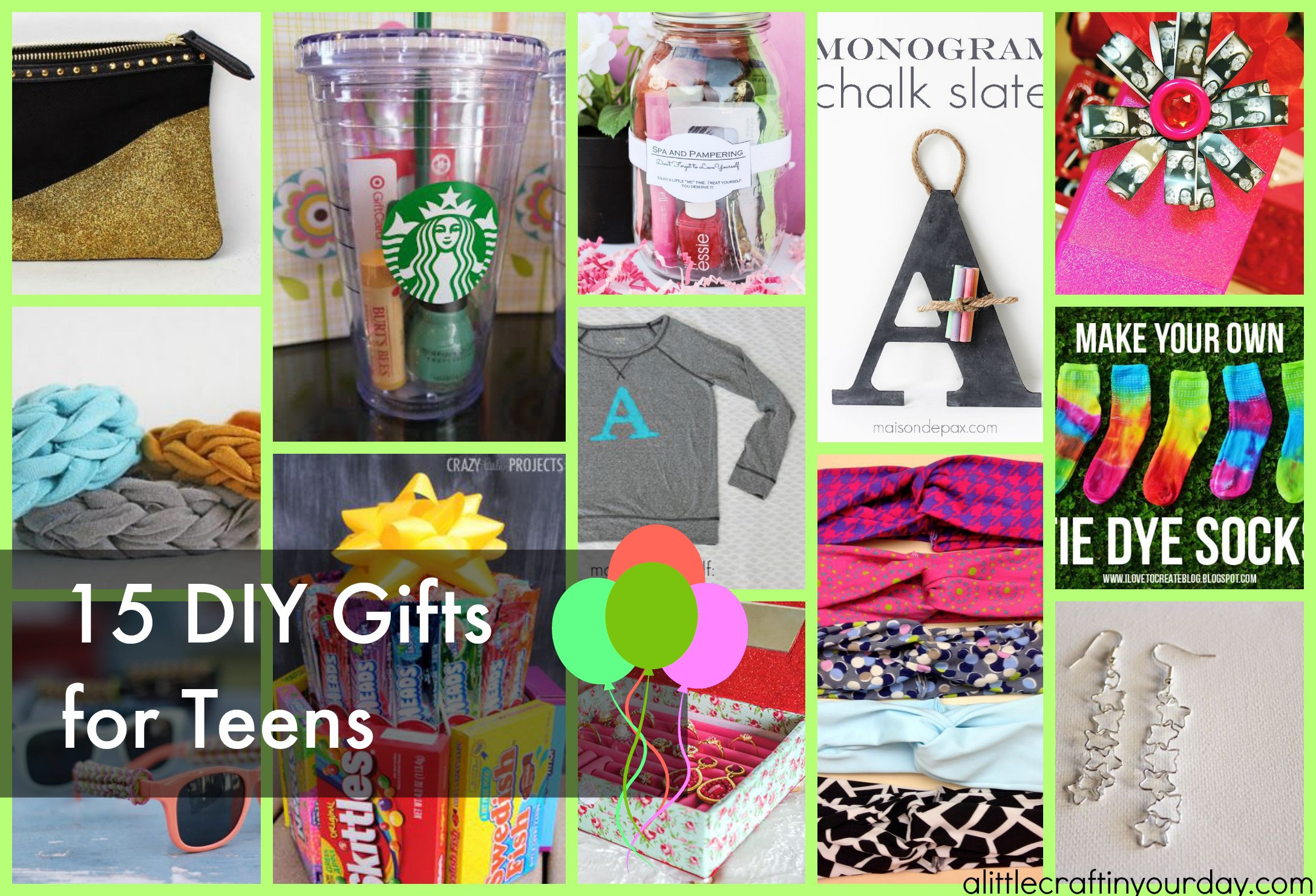 Craft Gift Ideas For Girls
 DIY Gifts For Teens A Little Craft In Your Day