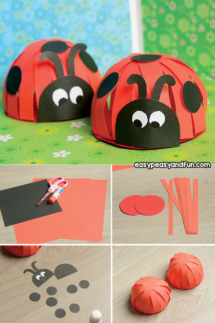 Craft Projects For Preschoolers
 Paper Ladybug Craft Easy Peasy and Fun