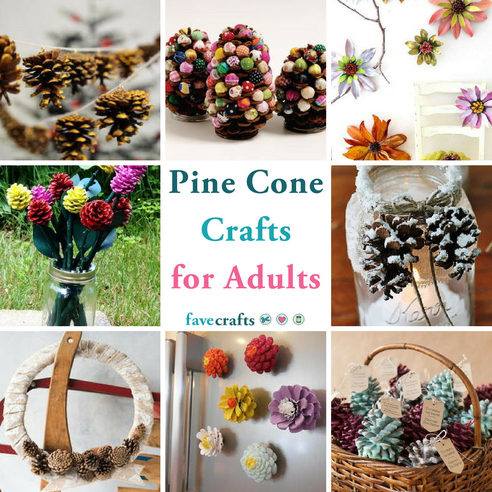 Crafts For Adults
 38 Pine Cone Crafts for Adults