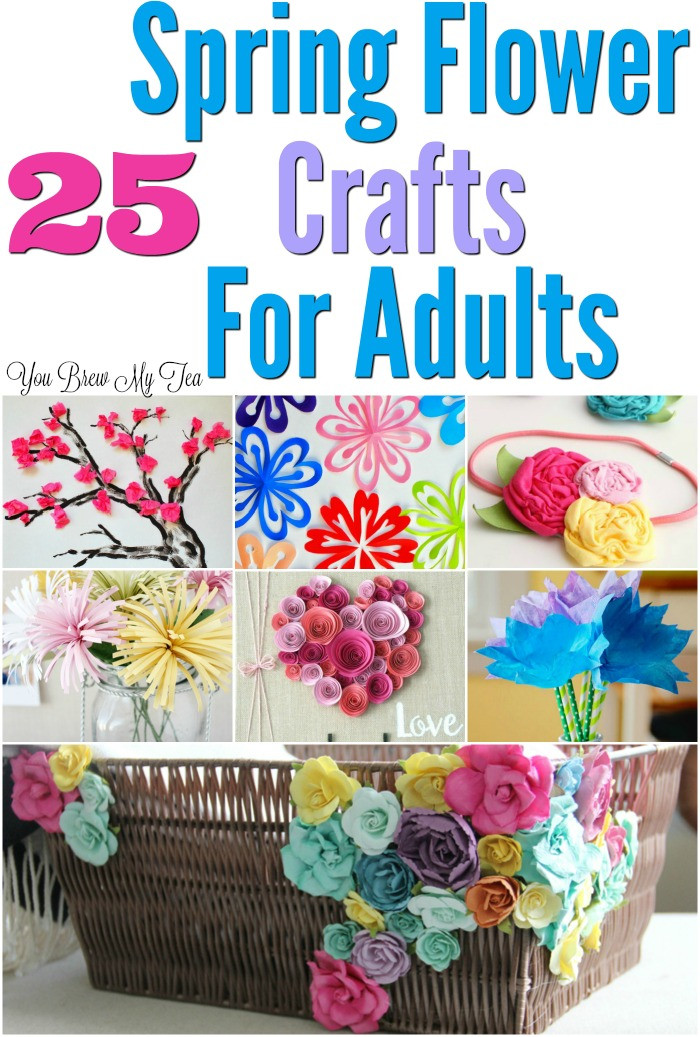 Crafts For Adults
 25 Flower Craft Ideas For Adults