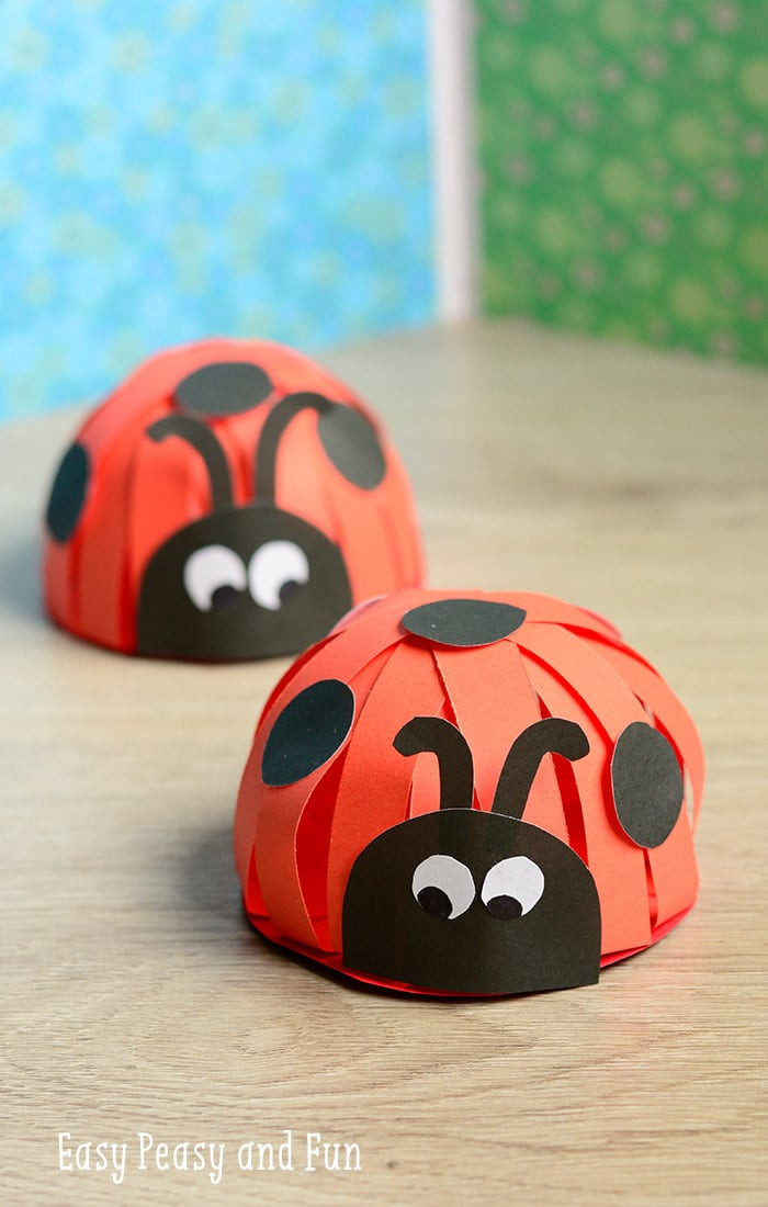 Crafts For Kids
 Paper Ladybug Craft Easy Peasy and Fun