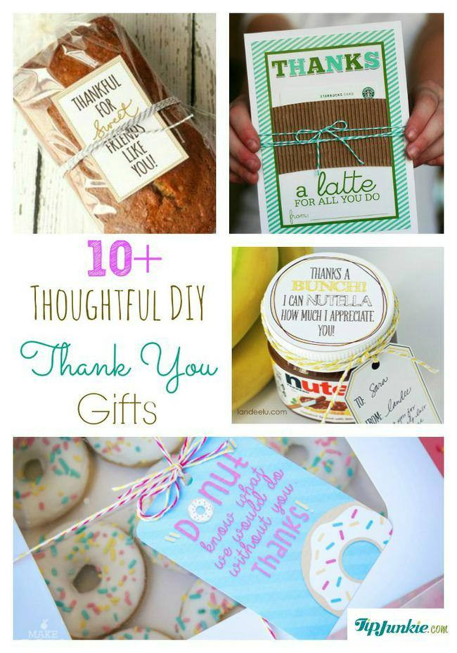 Creative Thank You Gift Ideas
 11 Thoughtful DIY Thank You Gifts – Tip Junkie