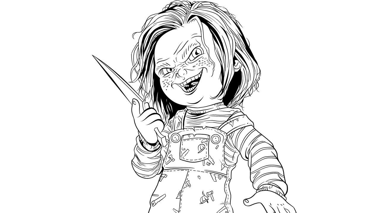 Creepy Coloring Pages
 Creepy Doll Coloring Pages Coloring Home