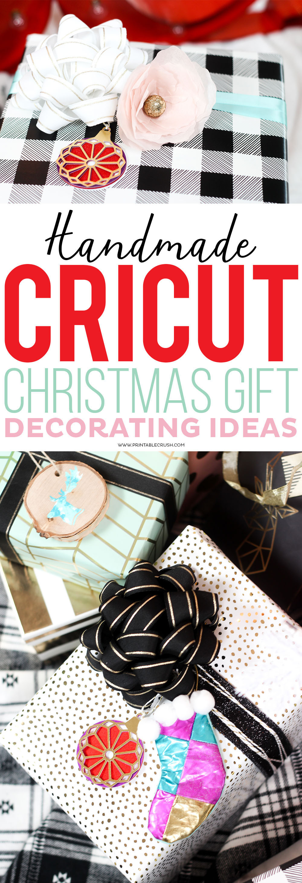 Cricut Christmas Gift Ideas
 Handmade Cricut Christmas Gift Decorating Ideas