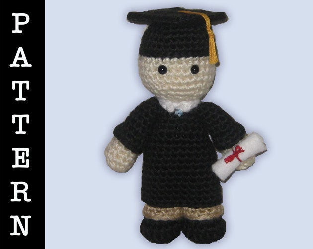 Crochet Graduation Gift Ideas
 Crochet Pattern Amigurumi Graduate
