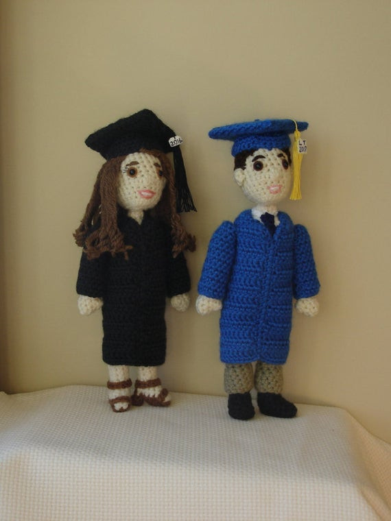 Crochet Graduation Gift Ideas
 Custom Graduation Doll Graduation Gift Personalized Doll