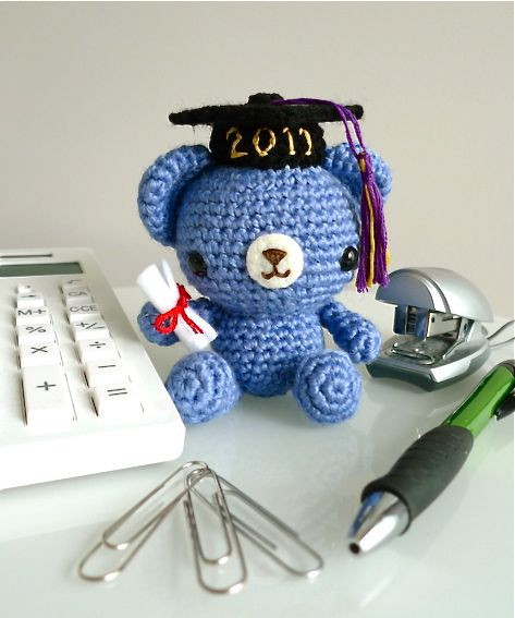 Crochet Graduation Gift Ideas
 How To Amigurimi Graduation Teddy Bear