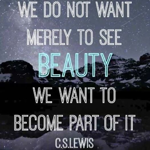 Cs Lewis Quotes On Life
 Beauty can change lives inspiration BellusAcademy