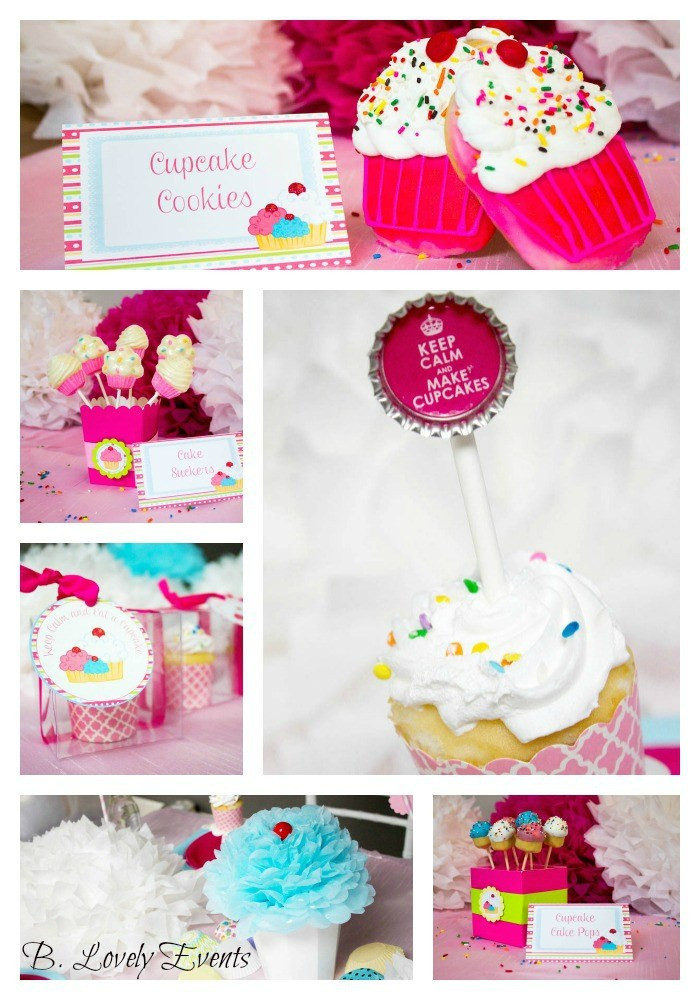 Cupcake Birthday Party Ideas
 Too Cute  Cupcake Party B Lovely Events