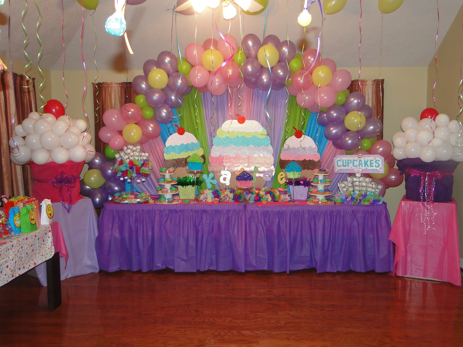 Cupcake Birthday Party Ideas
 Unfor table Creations Designed by Maria CUPCAKE THEMED