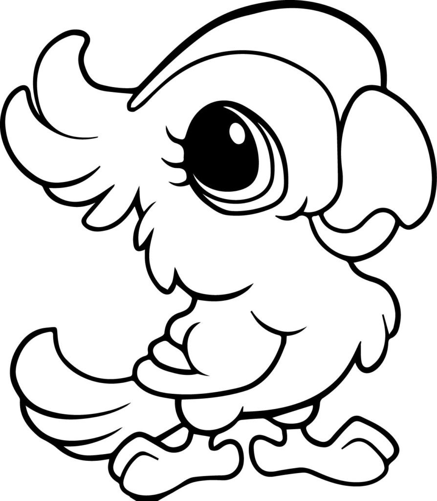 Cute Baby Animal Coloring Pages Printable
 Coloring Pages Cute Animals Coloring Pages