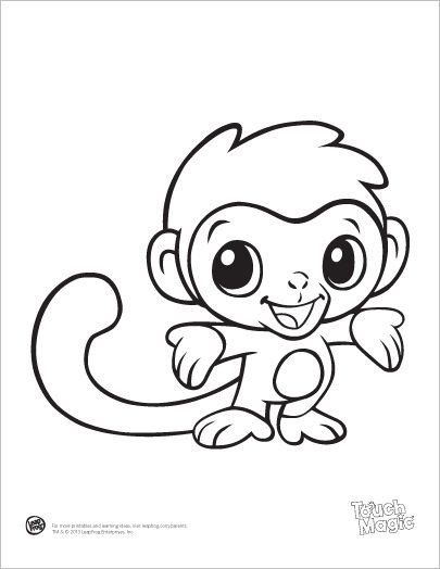 Cute Baby Animal Coloring Pages Printable
 Cute and free Printablesfrom LeapFrog Baby Animal