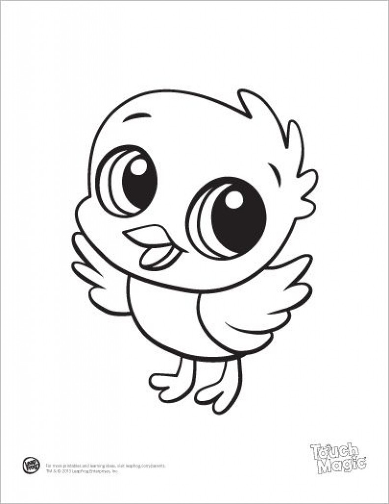 Cute Baby Animal Coloring Pages Printable
 Cute Coloring Pages