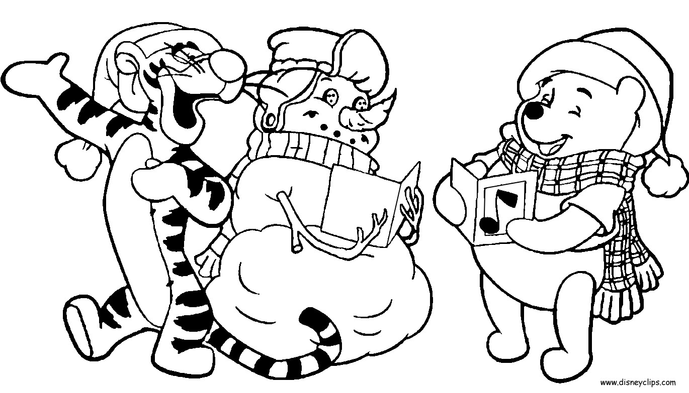 Cute Coloring Pages For Boys
 Cute Chistmas Disney Coloring Pages Coloring Home