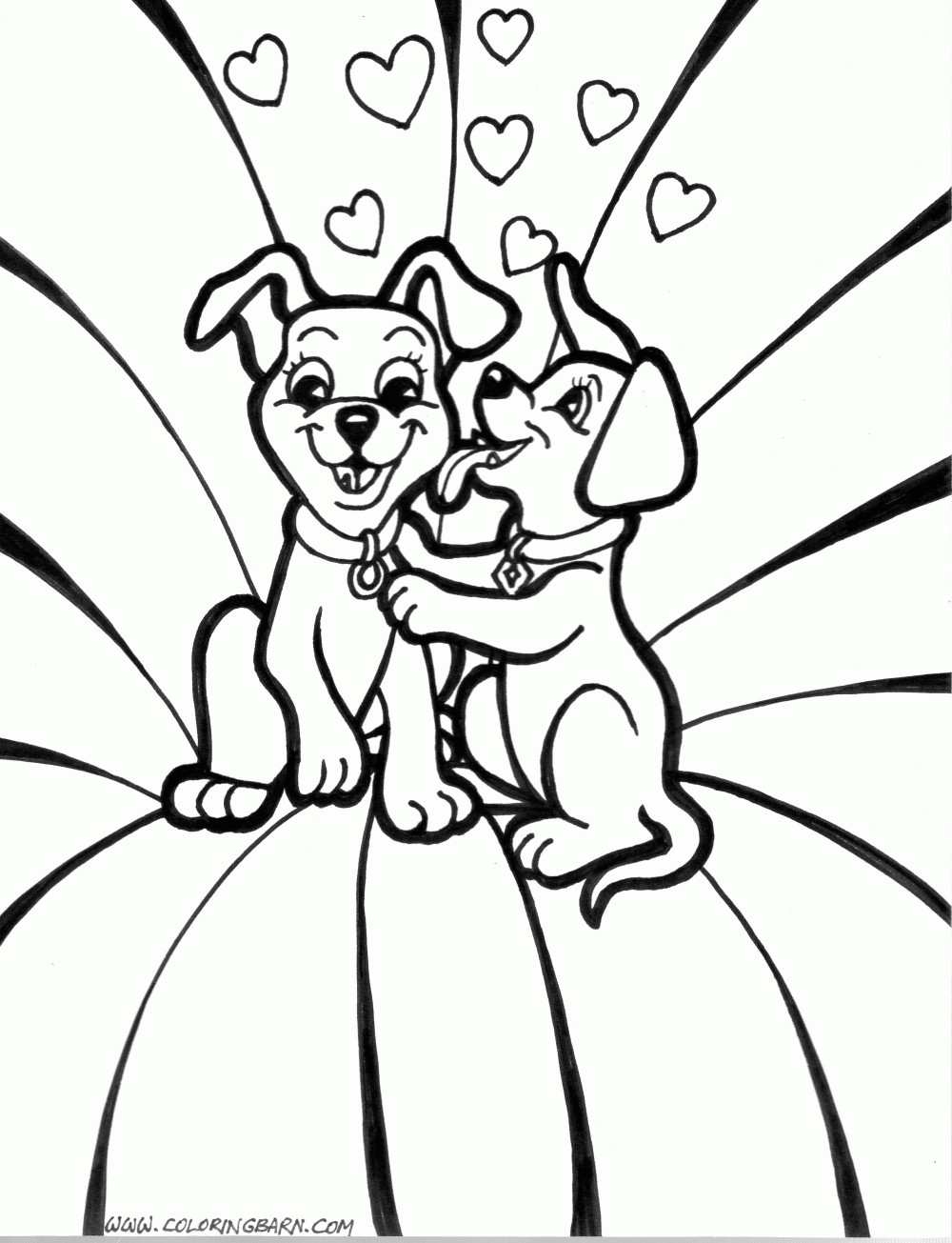 Cute Coloring Pages For Your Boyfriend
 Cute Baby Puppies Coloring Pages Coloring Home