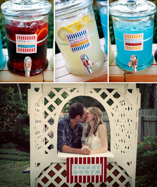 Cute Engagement Party Ideas
 The Life and Love of a London Couple Cute carnival themed