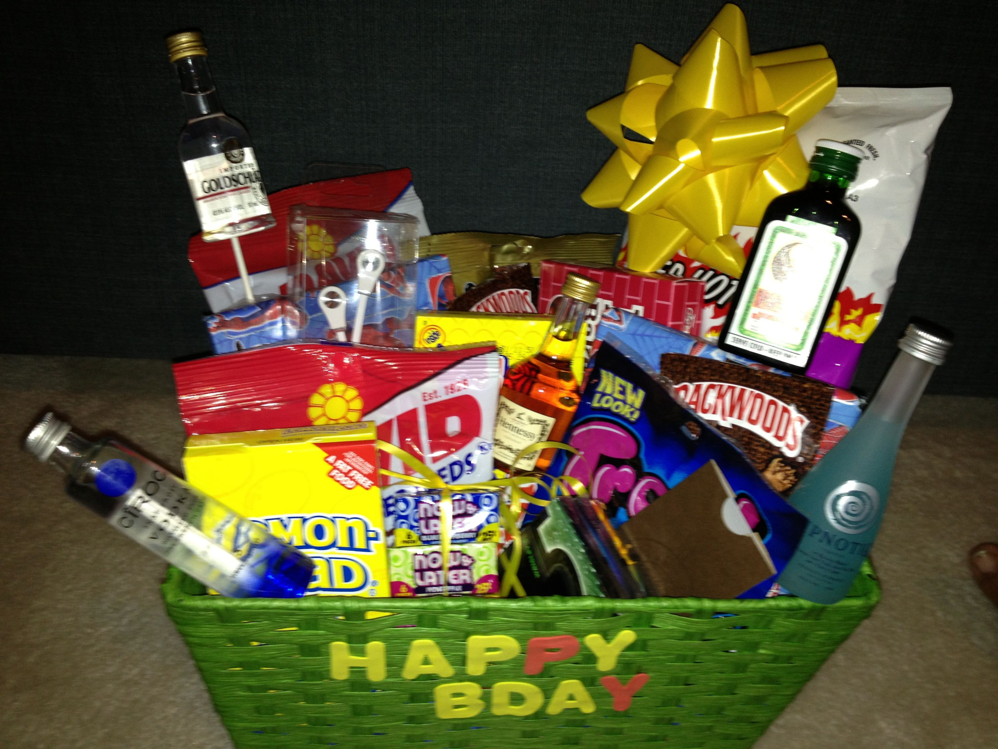 Cute Gift Basket Ideas For Boyfriend
 Boyfriend birthday t basket t ideas