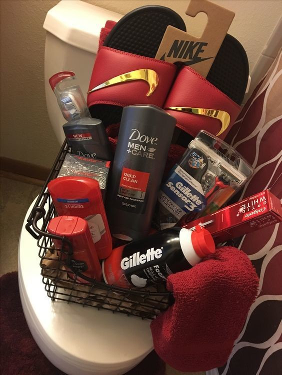 Cute Gift Basket Ideas For Boyfriend
 All The Essentials DIY Valentine s Day Gifts He ll