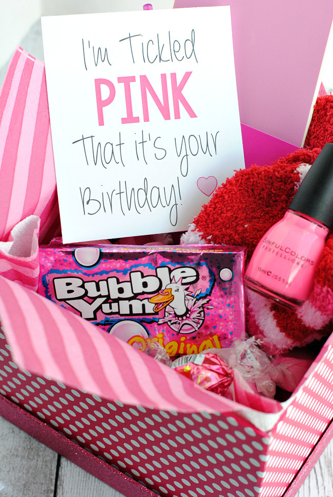 Cute Gift Basket Ideas For Girlfriend
 Tickled Pink Gift Idea – Fun Squared