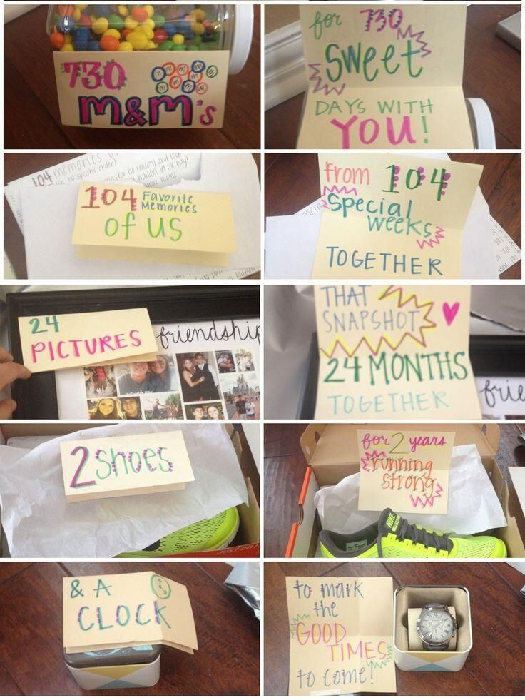 Cute Gift Ideas For Boyfriend Anniversary
 Two year anniversary t for boyfriend