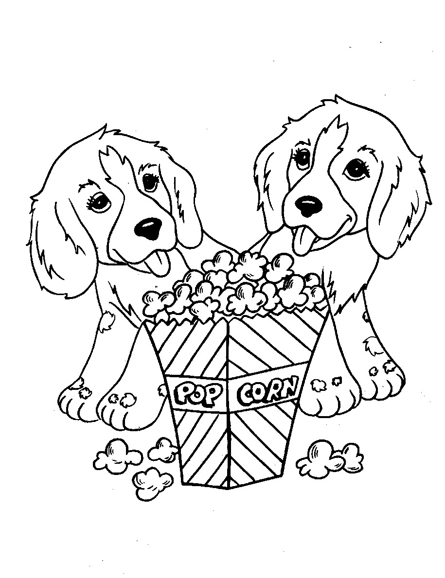 Cute Printable Coloring Pages
 Cute Dog Animal Coloring Pages Books For Print